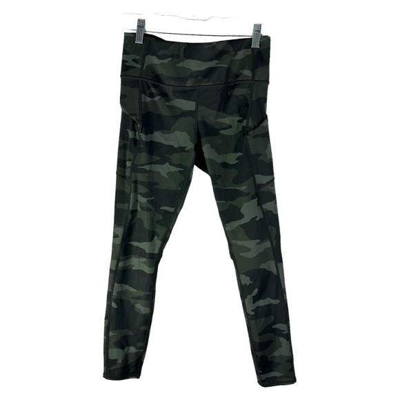 Athleta Camo Green Contender 7/8 Tight Leggings SZ XS - Picture 6 of 9